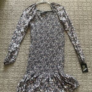 Floral Long Sleeve Dress